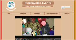 Desktop Screenshot of events.rosegabriel.com