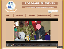 Tablet Screenshot of events.rosegabriel.com